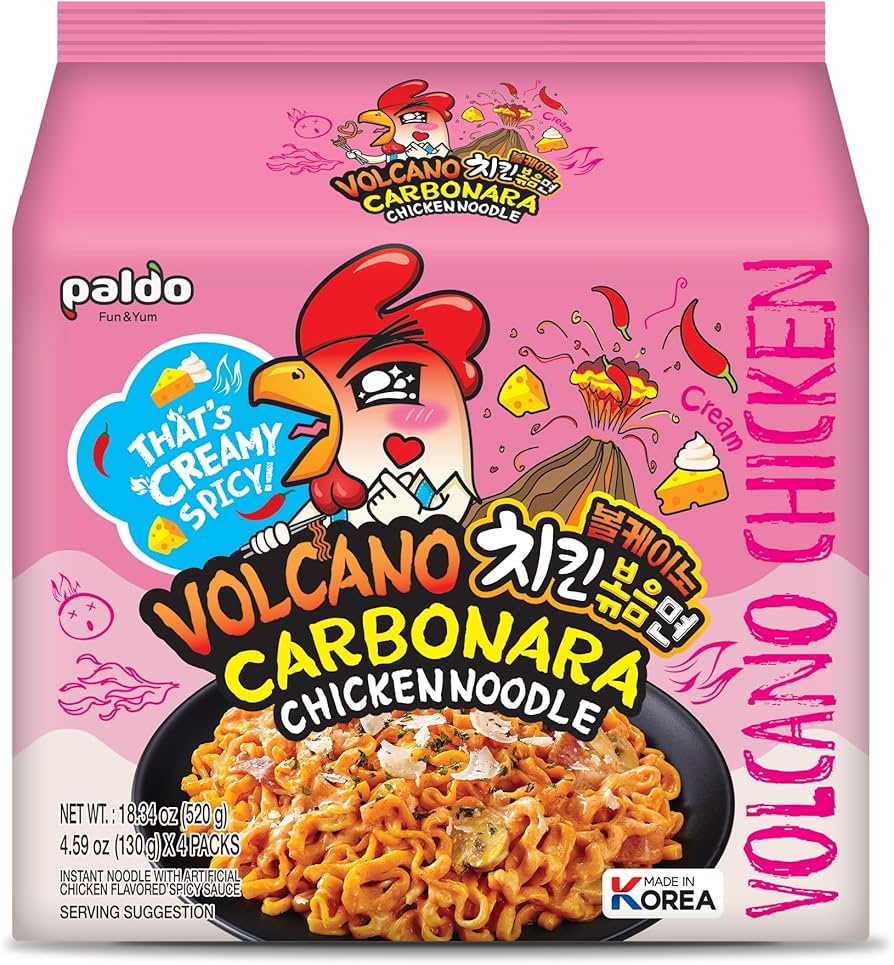 PALDO Volcano Carbonara Ranmen 130g x 4p x 8